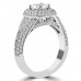 2.02 ct Ladies Round Cut Diamond Engagement Ring in 14 kt White Gold